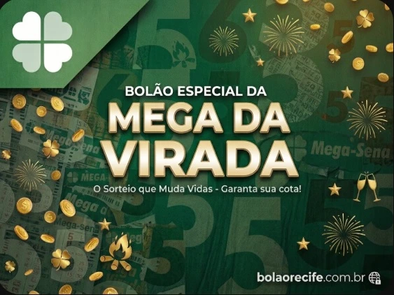 Banner Sorteio Especial Bolão Mega da Virada Recife